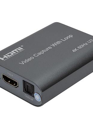 Внешняя карта видеозахвата powerplant hdmi usb3.0 4k/60hz (hdvc8)