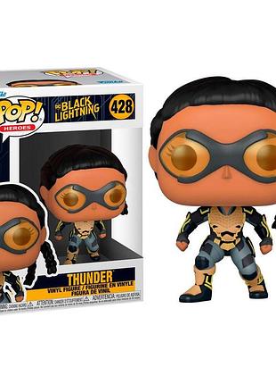 Фігурка funko pop фанко поп дс чорна блискавка грім dc black lightning thunder 10 см dc bl t 428