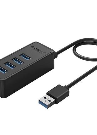 Usb-хаб orico usb 3.0 4 порти (w5p-u3-030-bk-bp)