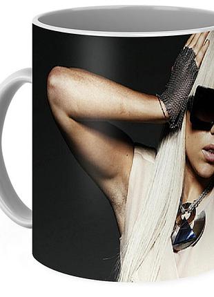 Кружка lady gaga леди гага в черных очках lg 02.01