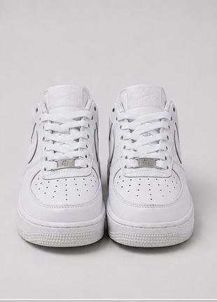 Кросівки nike air force 1 білі 2