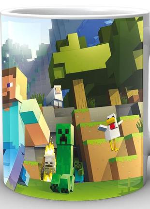 Кружка geekland minecraft майнкрафт постер mс.02.003