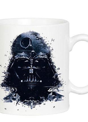 Кухоль geek land біла зоряні війни star wars дарт вейдер sw.002.91