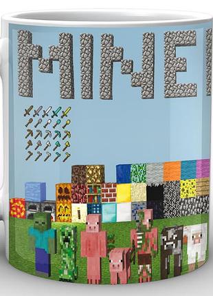 Кружка geekland minecraft майнкрафт постер mс.02.030