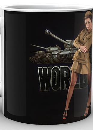 Кружка world of tanks мир танков лого wt.02.021