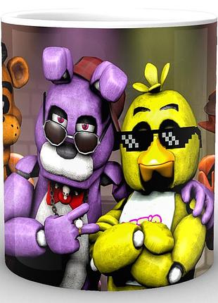 Кухоль five nights at freddys п'ять ночей з фредді постер fn.02.053