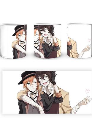 Кружка geekland bungou stray dogs проза бродячих псів чуя дазай bsd 27
