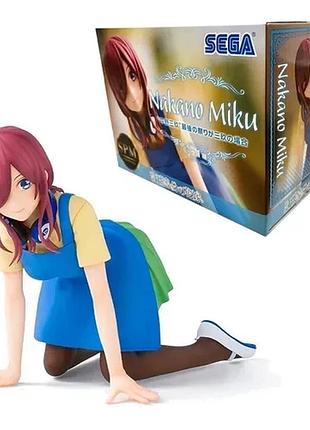 Фігурка sega the quintessential quintuplets miku nakano п'ять наречених міку накано 14 см s qq mn