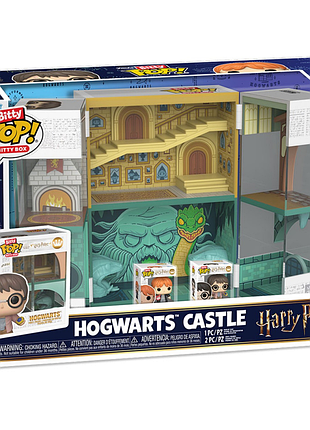Ігровий набір bitty pop! boxes гаррі поттер замок хогвартс harry potter hogwarts castle 16 см bpb hp hc