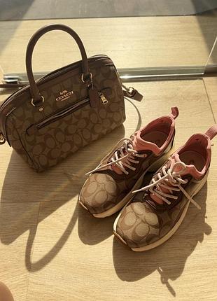 Оригінальні кросівки coach signature 37,5 / 24 см