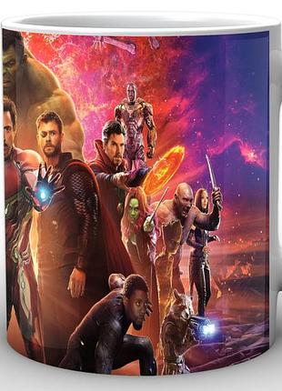 Кружка geekland белая avengers мстители все персонажи ag.02.018