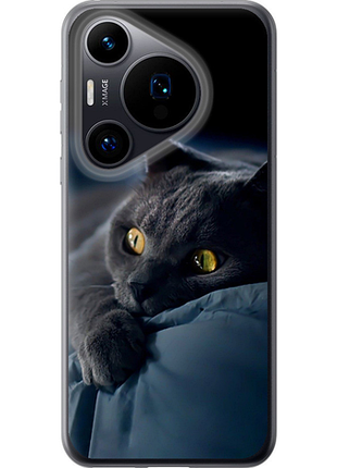 Чехол на huawei pura 70 дымчатый кот "825u-3703-851"
