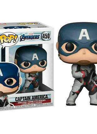 Фигурка funko pop фанко поп avengers end game мстители финал captain america капитан америка 10 см a ca 450