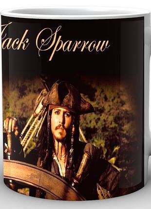 Кружка geekland белая pirates of the caribbean пираты карибского моря джек воробей pc.02.005