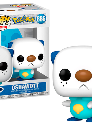 Фігурка funko pop pokemon oshawott покемон ошавотт 10 см fp pm o 886
