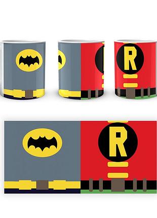 Кружка geekland бэтмен batman бэтмен и робин лого bm.02.344