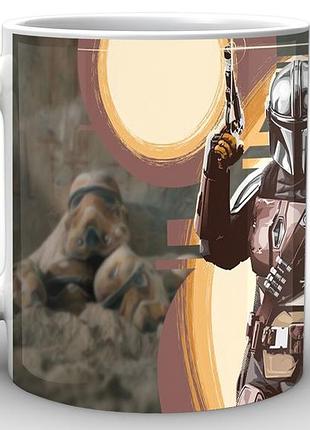 Кружка geekland звёздные войны мандалорец арт star wars the mandalorian tm.04.07