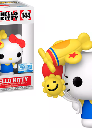 Фигурка funko pop хеллоу китти с шариками hello kitty 10 см fp hk 144