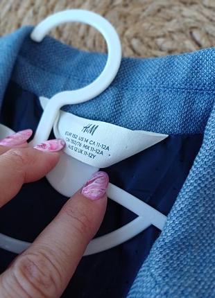 Пиджак льняной h&amp;m 7