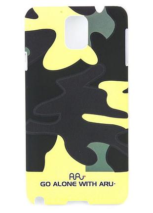 Чехол aru для samsung galaxy note 3 camoufladge green