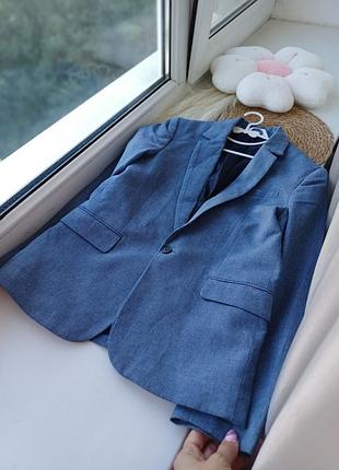 Пиджак льняной h&amp;m 5