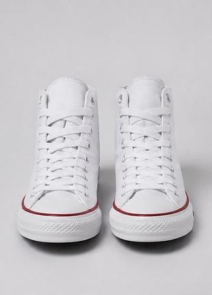 Білі кеди converse high top — високі, класична модель. 2