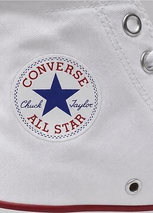 Білі кеди converse high top — високі, класична модель. 4