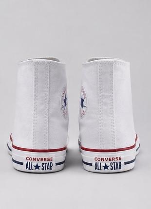 Білі кеди converse high top — високі, класична модель. 3