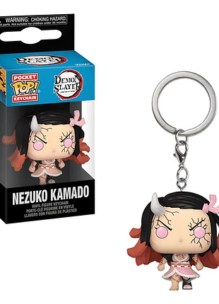 Фігурка брелок funko pop фанко поп demon slayer nezuko клинок розсікаючий демонів незуко 4 см ds nk k 02