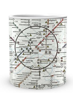 Кружка geekland metro 2033 метро 2033 map mt 02.01