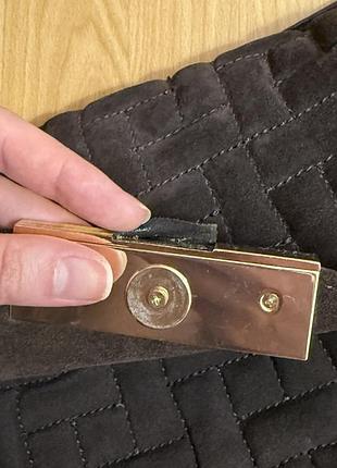 Замшева сумка zara 8