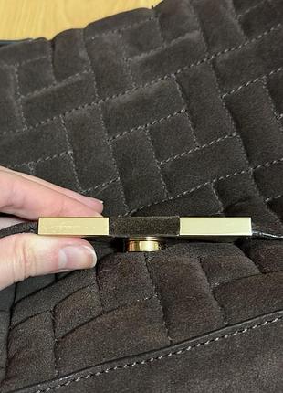 Замшева сумка zara 9