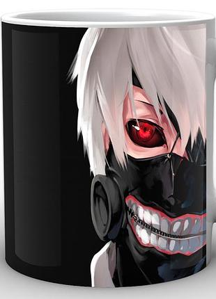 Кружка geek land белая tokyo ghoul токийский гуль два лица tg.02.007