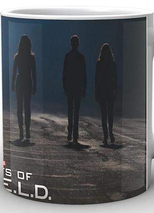 Кухоль geek land білі агенти щ.и.т agents of s.h.i.e.l.d. дорога as.02.016