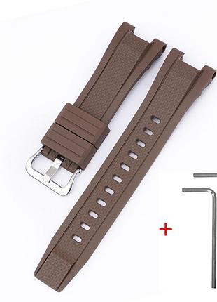 Ремінець для casio g-shock gst-w300 brown si