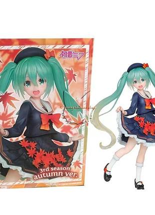 Фігурка taito міку хацуне hatsune miku autumn ver. 18 см t hm 18