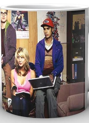 Кружка geek land теорія великого вибуху the big bang theory комп'ютерні генії bb.002.10