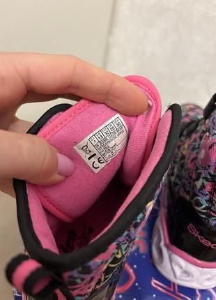 Черевики skechers heart lights 32 р 7
