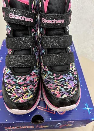 Черевики skechers heart lights 32 р 3