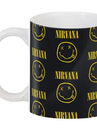 Кухоль nirvana нірвана фон logo cp 03.301