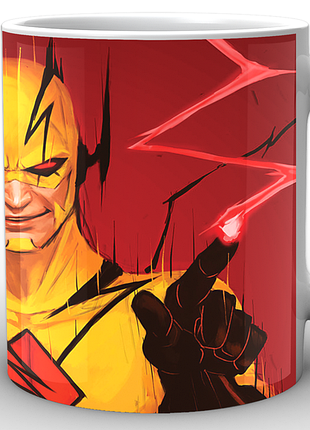 Кружка geekland біла флеш flash зворотній флеш fs.02.017