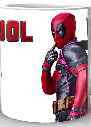Кружка geekland deadpool на белом фоне 02.10.861