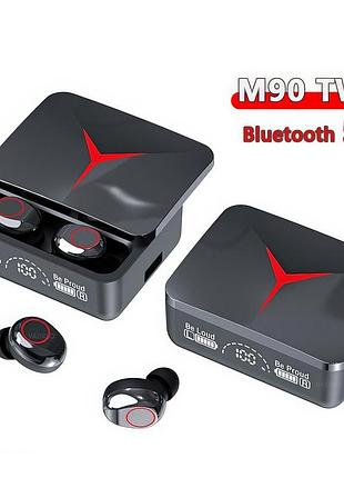 Bluetooth наушники беспроводные tws "j16", вакуумные наушники с микрофоном для телефона и кейсом черные