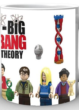 Кружка geek land белая теория большого взрыва the big bang theory лего bb.002.19