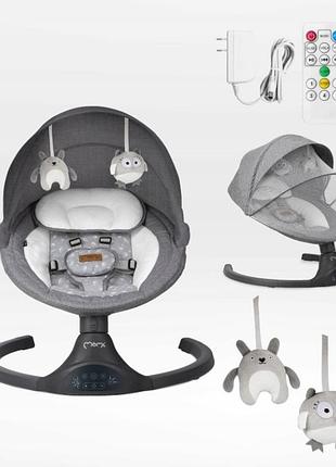 Кресло-качалка momi kenani dark grey