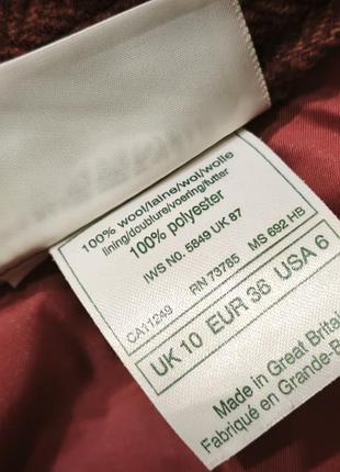 Laura ashley юбка пиджак шерсть 9