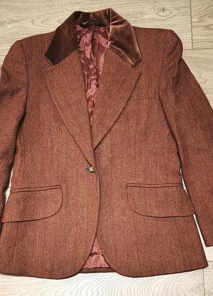 Laura ashley юбка пиджак шерсть 3