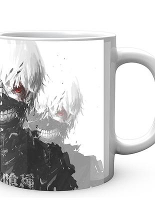 Кружка geek land біла tokyo ghoul токійський гуль посмішка tg.02.036