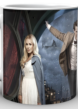 Кружка geekland біла лікар хто doctor who лікар хто на тлі арки dw.02.025