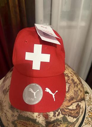 Нова оригінальна кепка puma switzerland (збірна швейцарії)